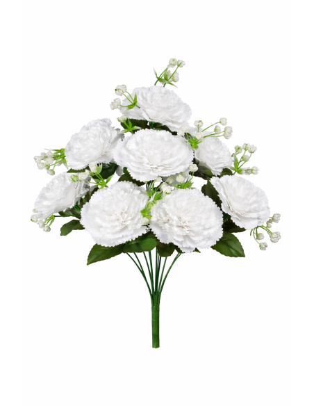 RAMO DE CLAVEL BLANCO