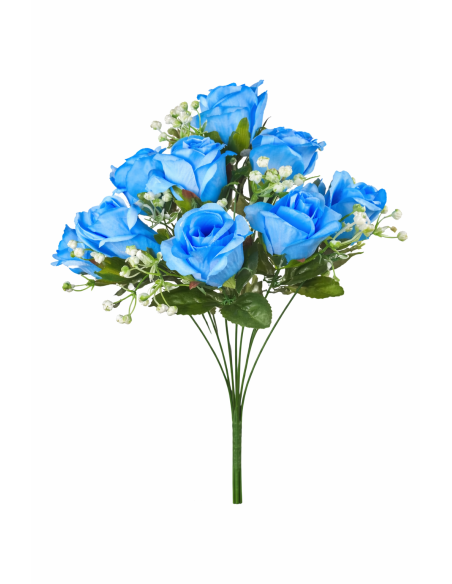 RAMO DE ROSA AZUL CLARA