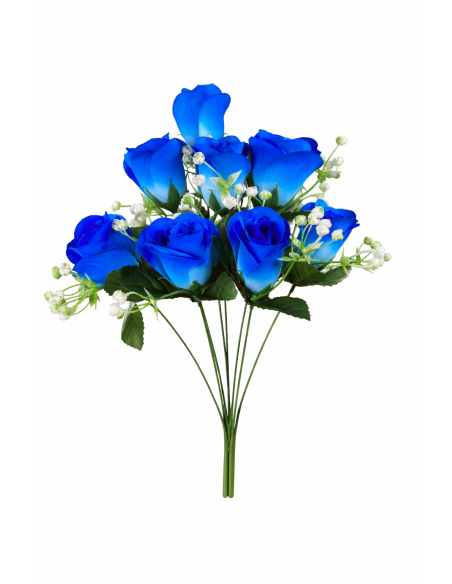 RAMO DE ROSA AZUL