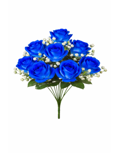 RAMO DE ROSA AZUL
