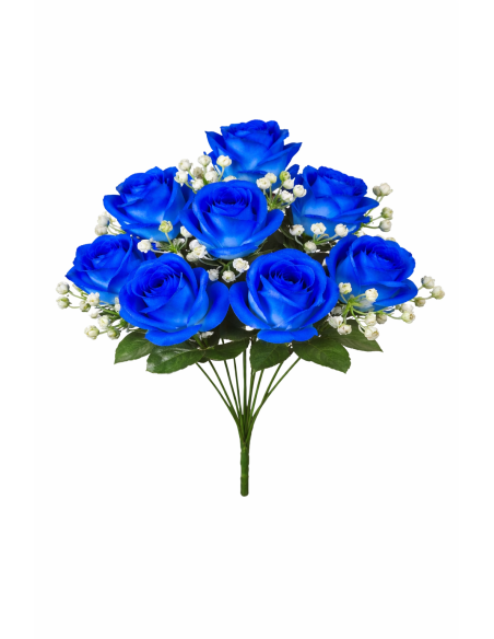 RAMO DE ROSA AZUL