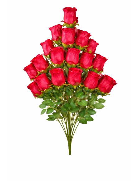 VARA DE ROSA CAPULLOS 18 ROJA
