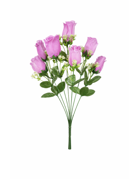 RAMOS DE ROSA CAPULLO X7 43CM