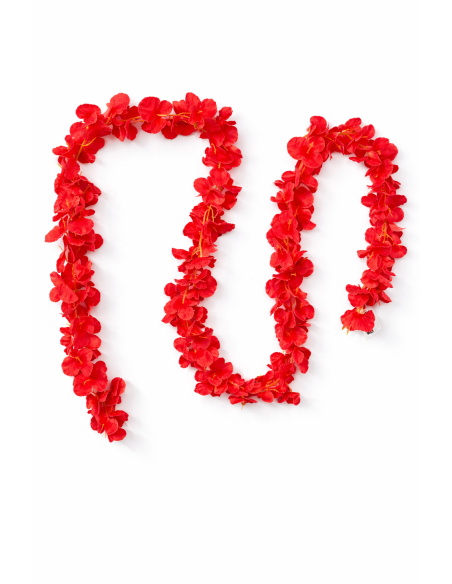 GUIRNALDA DE FLORES ROJAS 2M