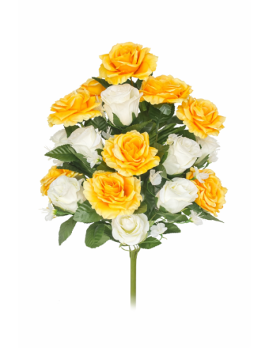 RAMO PALMA ROSA/CAPULLOS X17 62CM