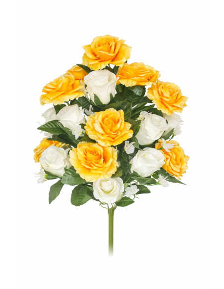 RAMO PALMA ROSA/CAPULLOS X17 62CM