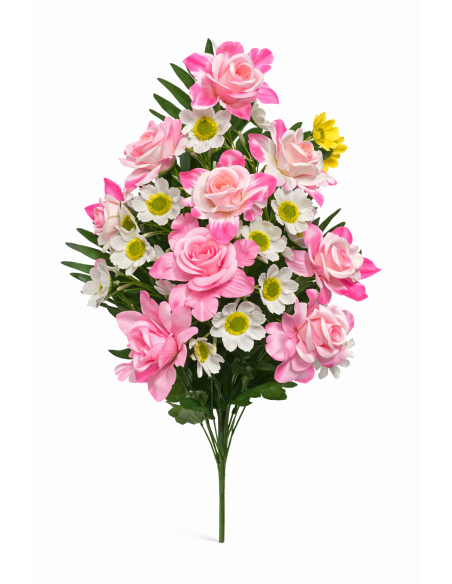 RAMO DE FLORES MIXTAS X18 65CM