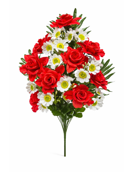 RAMO DE FLORES MIXTAS X18 65CM