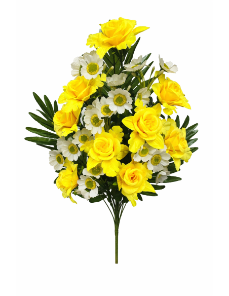 RAMO DE FLORES MIXTAS X18 65CM