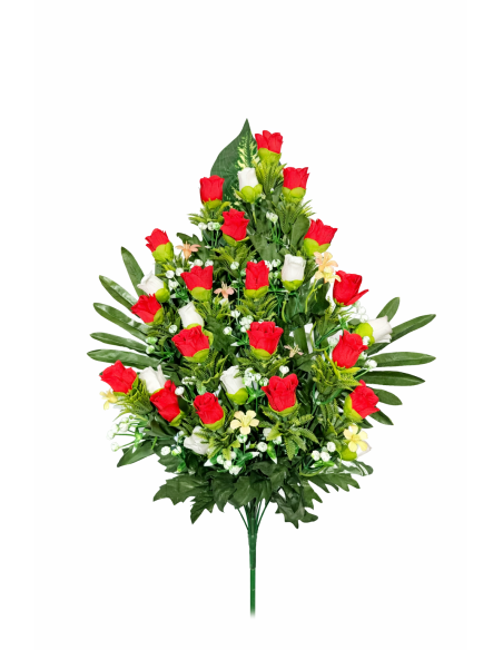 RAMO PALMA ROSA/CAPULLO X18 60CM