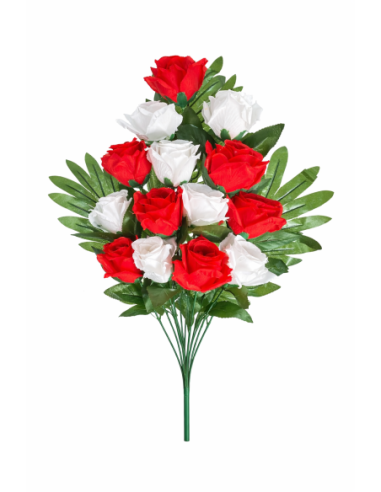 RAMO PALMA ROSAS X16 60CM