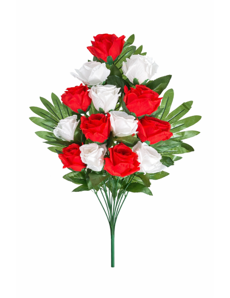 RAMO PALMA ROSAS X16 60CM
