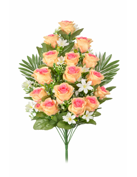 RAMO PALMA ROSAS X16 58CM