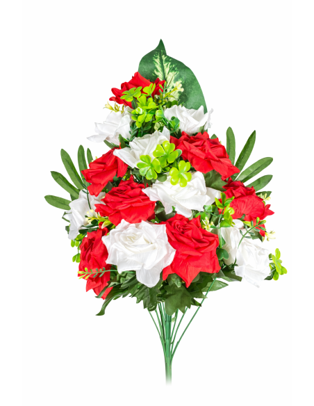 RAMO PALMA ROSA X14 58CM