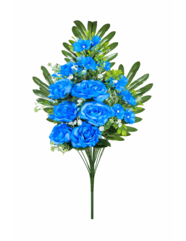 RAMO PALMA ROSA X16 58CM