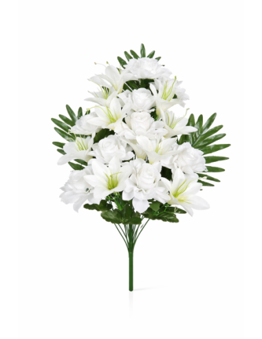 RAMO PALMA PEONIA/LIRIO X18 60CM