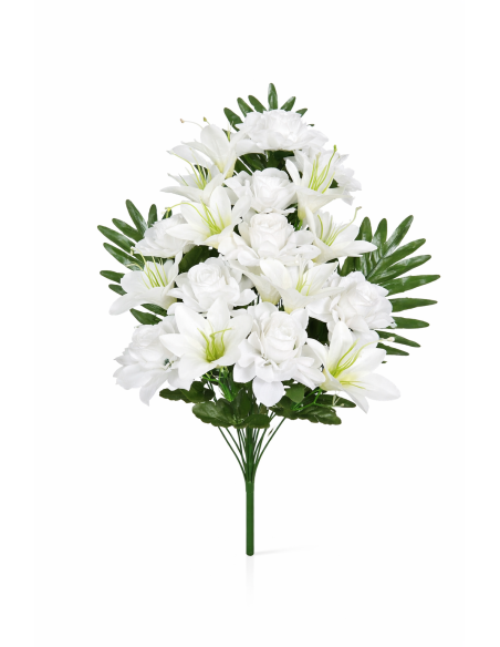 RAMO PALMA PEONIA/LIRIO X18 60CM