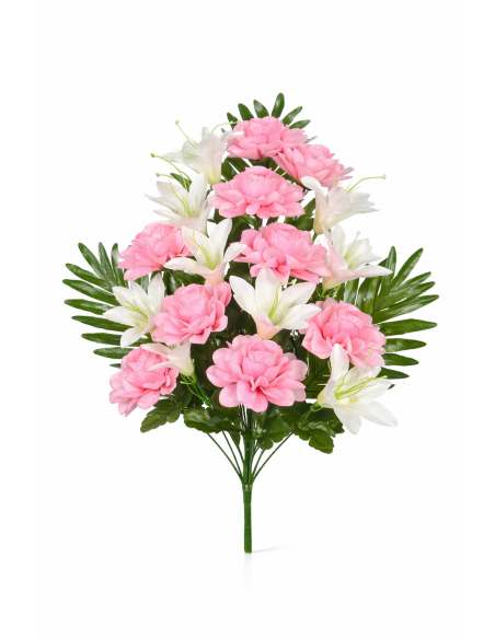 RAMO PALMA PEONIA/LIRIO X18 60CM