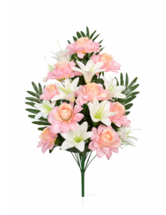 RAMO PALMA PEONIA/LIRIO X18 60CM