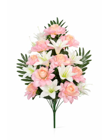 RAMO PALMA PEONIA/LIRIO X18 60CM