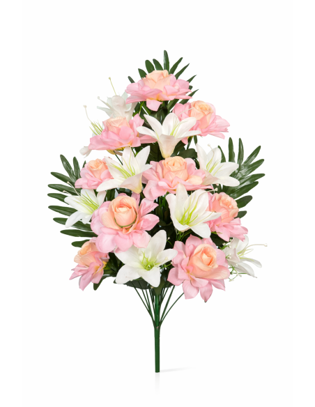 RAMO PALMA PEONIA/LIRIO X18 60CM