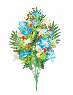 RAMO CONJUNTO ORQUIDEA+MARIPOSA X18 60CM