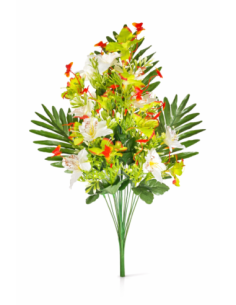 RAMO CONJUNTO ORQUIDEA+MARIPOSA X18 60CM