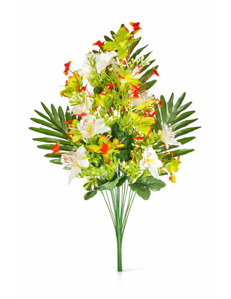 RAMO CONJUNTO ORQUIDEA+MARIPOSA X18 60CM