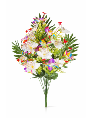 RAMO CONJUNTO ORQUIDEA+MARIPOSA X18 60CM