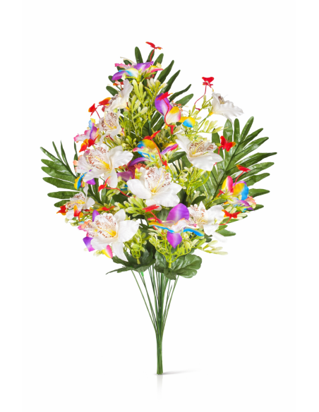 RAMO CONJUNTO ORQUIDEA+MARIPOSA X18 60CM