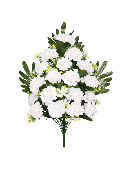 RAMO PALMA ROSA/CLAVEL X14 60CM