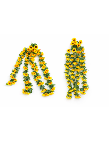 GUIRNALDA COLGANTE DE GIRASOLES 90CM