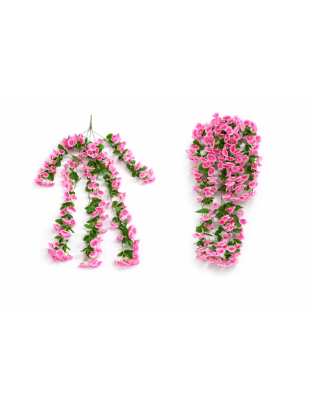 GUIRNALDA COLGANTE DE FLORES 90CM