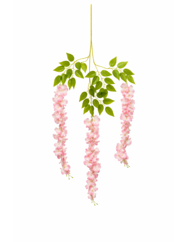 COLGANTE DE GLICINIA ROSA CLARO 1.1M
