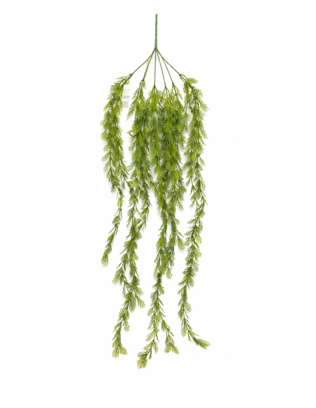 PLANTA COLGANTE ARTIFICIAL DE HOJAS FINAS 1M