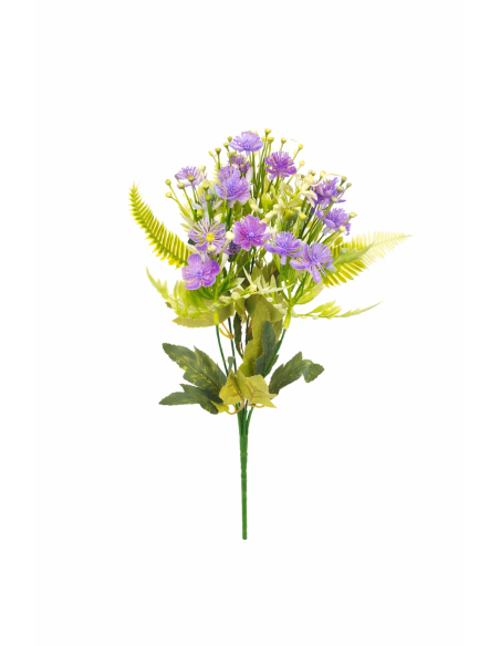 RAMO DE FLORES LILAS 35CM