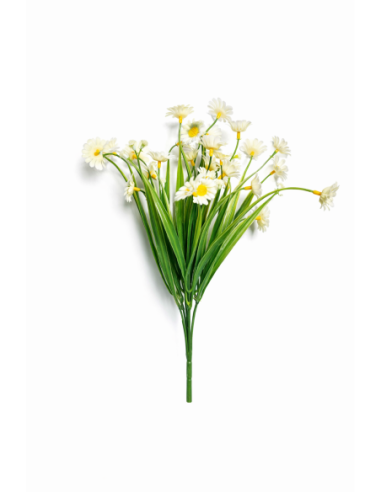 RAMO DE MARGARITAS BLANCAS 33CM
