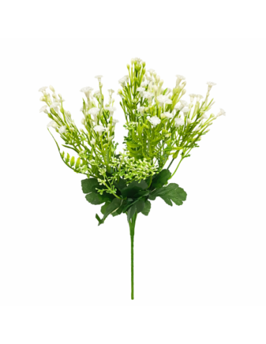 RAMO DE FLORES SILVESTRES BLANCAS 30CM
