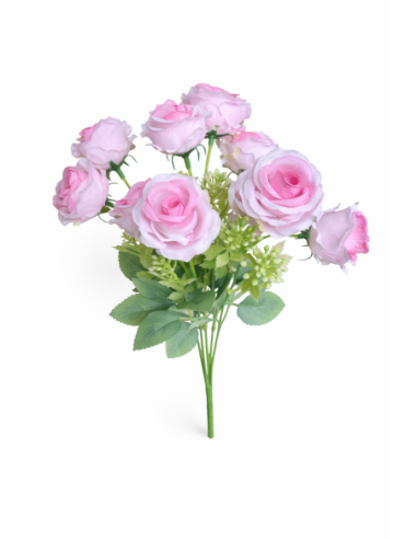 RAMO DE ROSAS ROSAS X10 33CM