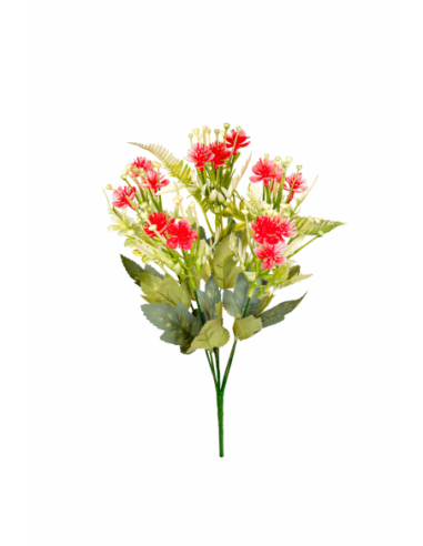 RAMO DE FLORES ROJAS 35CM