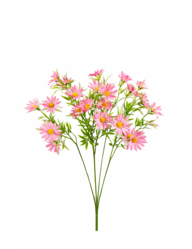 RAMO DE MARGARITAS ROSAS 38CM