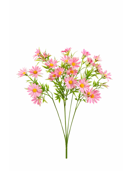 RAMO DE MARGARITAS ROSAS 38CM