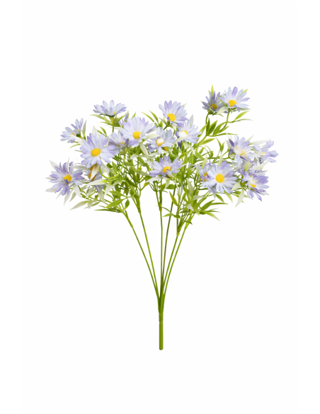 RAMO DE MARGARITAS AZUL 38CM