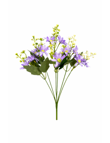 RAMO DE MARGARITAS LILAS 35CM