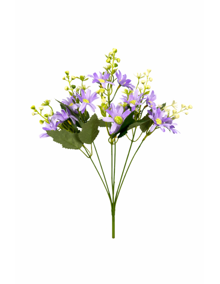 RAMO DE MARGARITAS LILAS 35CM