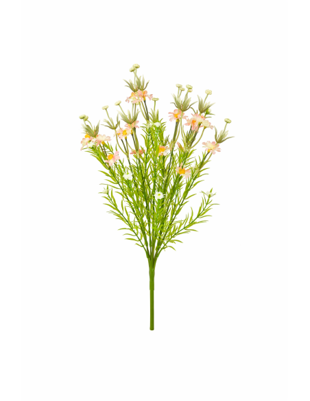 RAMO DE MANZANILLA ROSA 35CM
