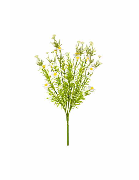 RAMO DE MANZANILLA BLANCA 35CM
