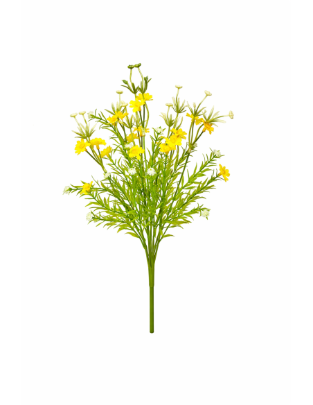 RAMO DE MANZANILLA AMARILLA 35CM