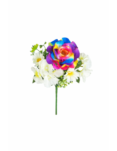 MINI RAMO ROSA 28CM