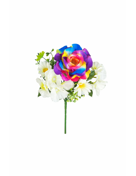 MINI RAMO ROSA 28CM